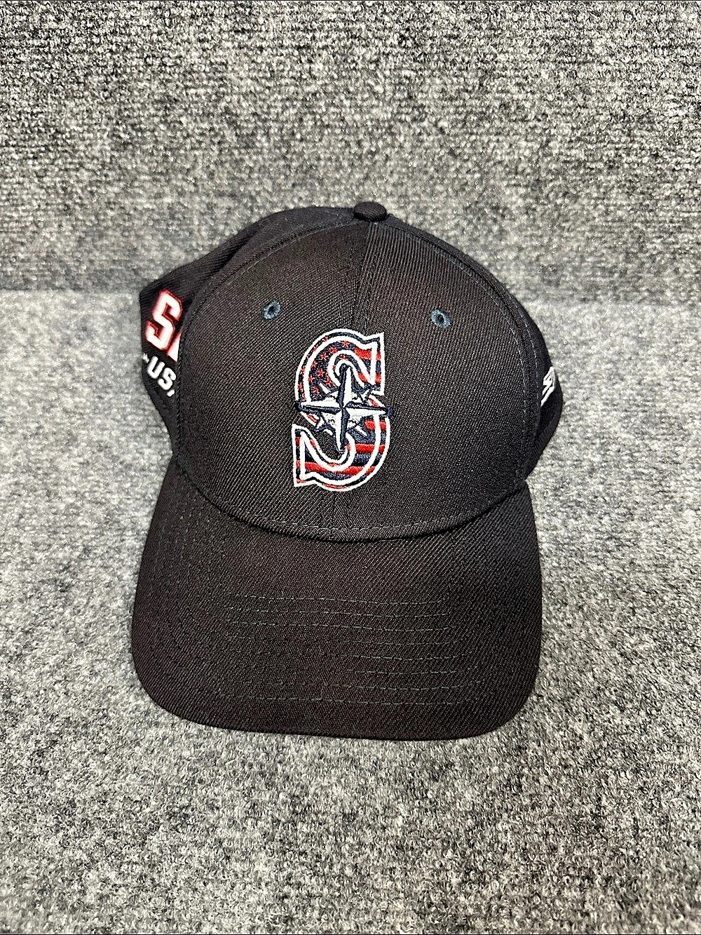 New Era Seattle Mariners 2026 Independence Day 59FIFTY Fitted Hat Black